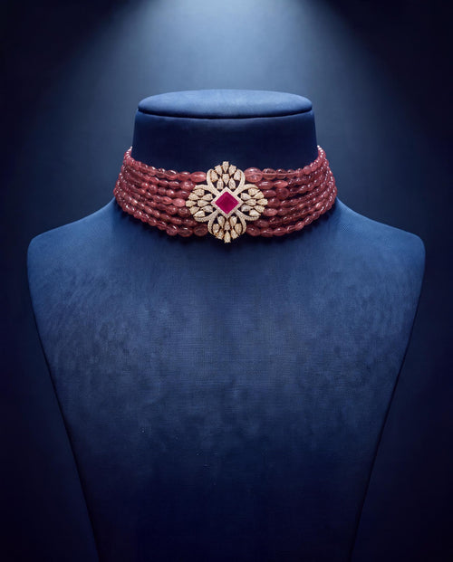 Diamond Bead Choker
