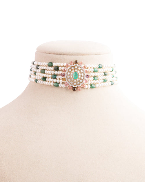 Diamond Bead Choker