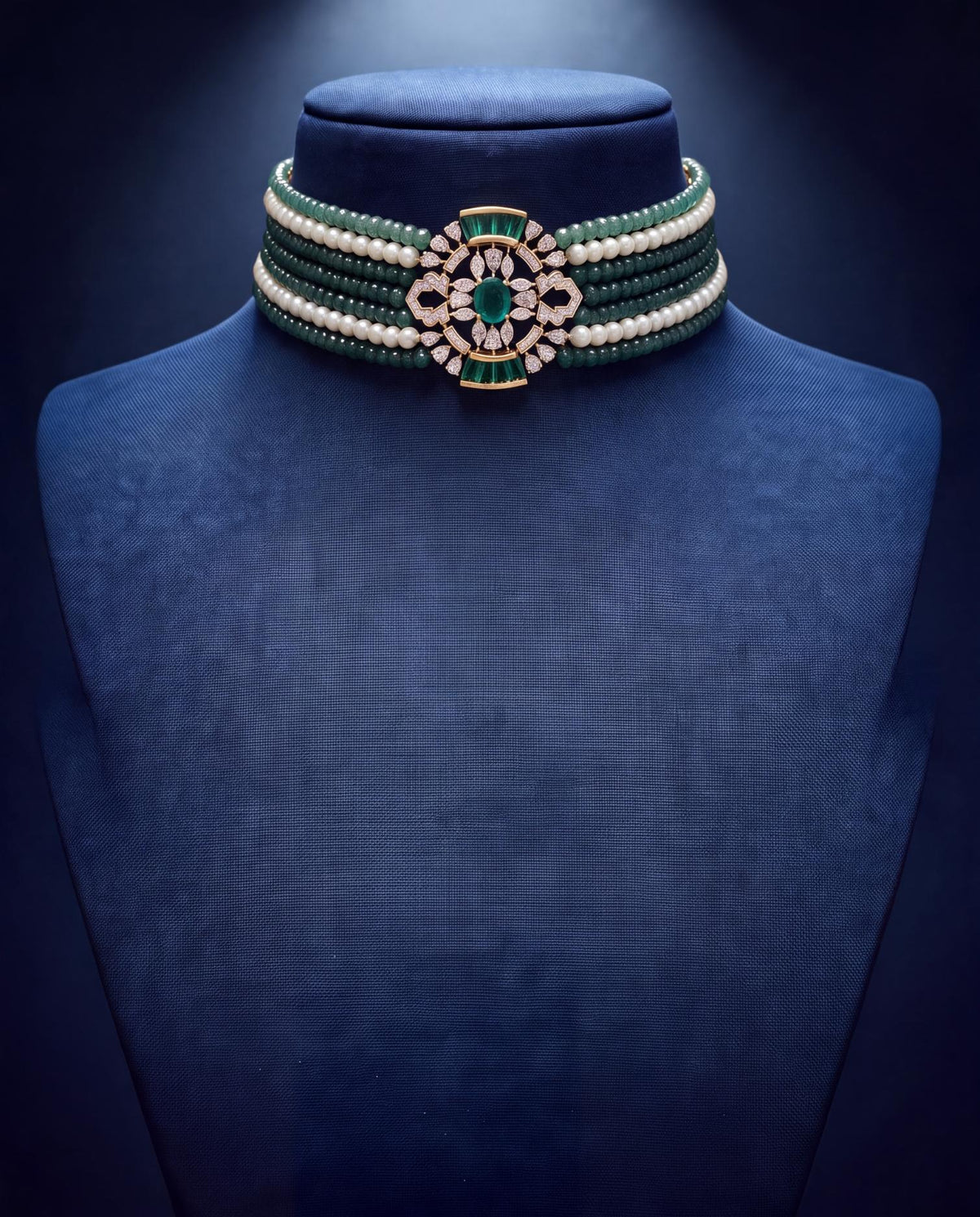 Diamond Bead Choker