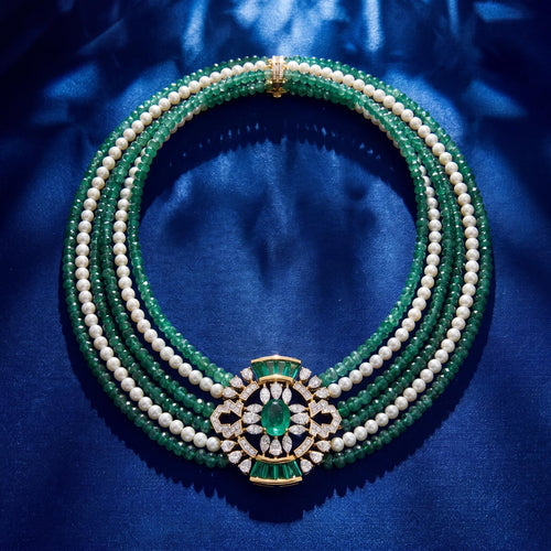 Diamond Bead Choker