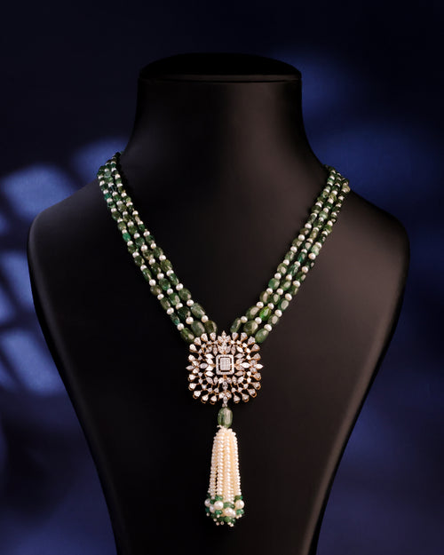 Isabel Diamond Bead Pendant