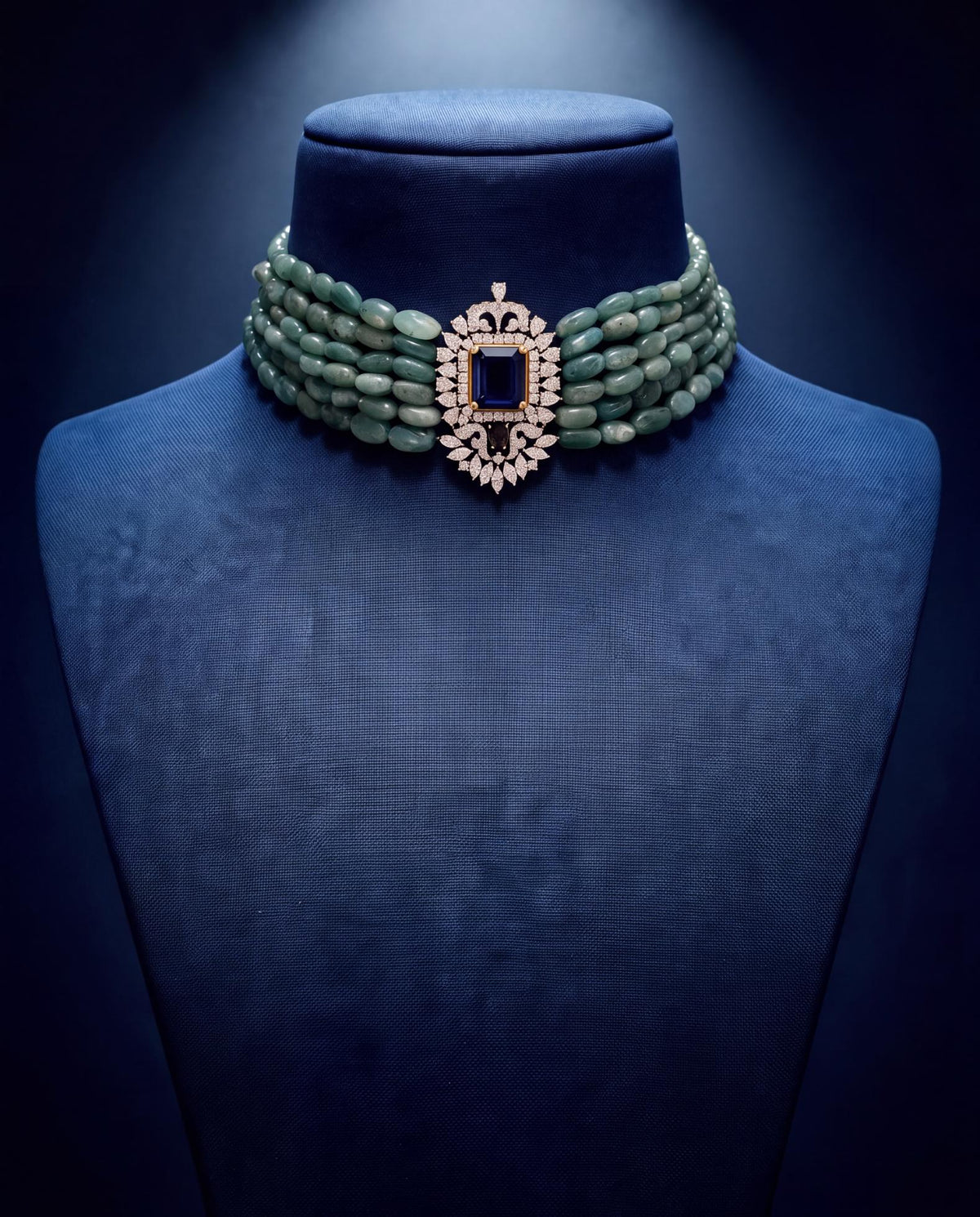 Beatrice Diamond Bead Choker