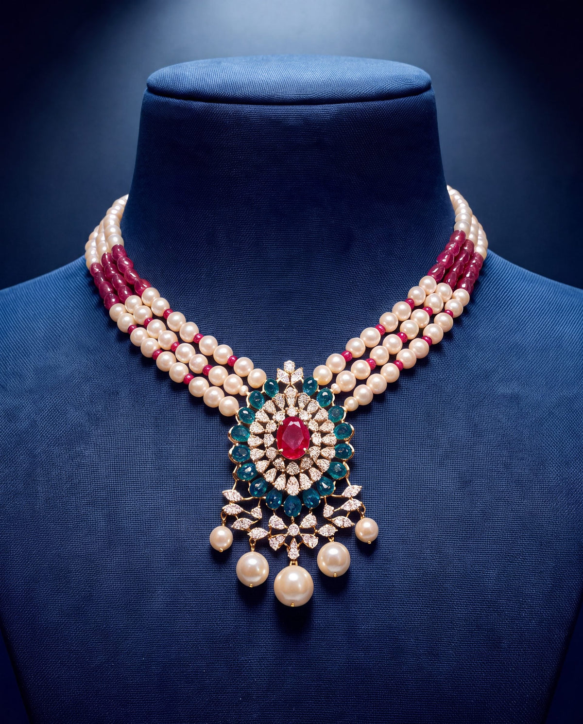 Taru Diamond Bead Pendant