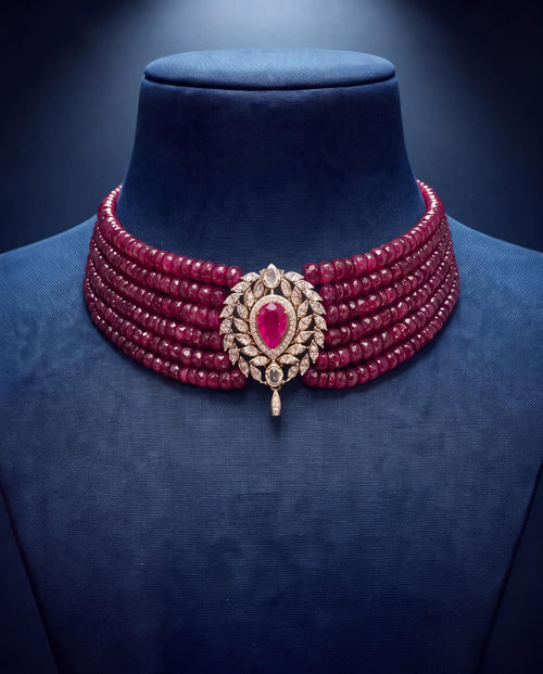 Oakley Diamond Bead Choker
