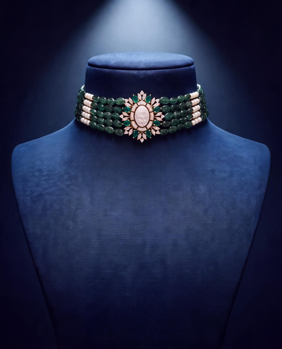 Diamond Bead Choker