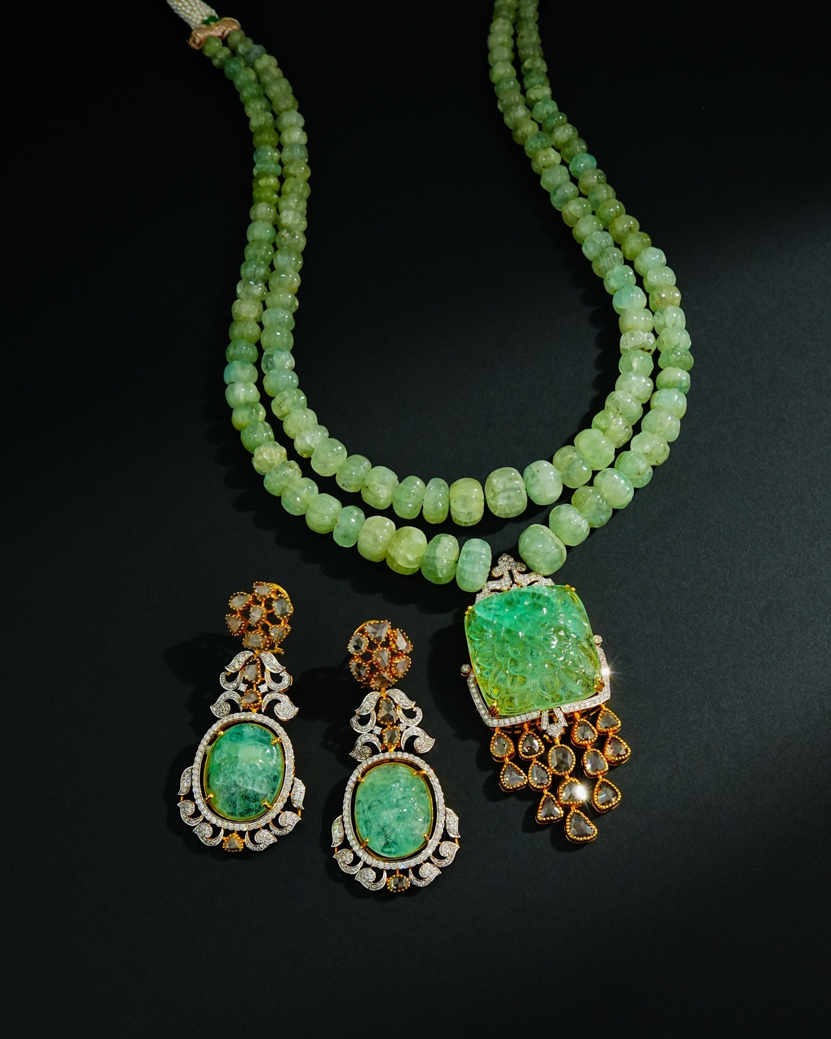 Elodie Diamond Long Earrings