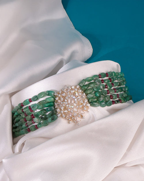 Diamond Bead Choker