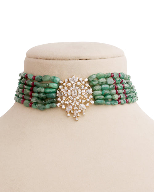 Diamond Bead Choker