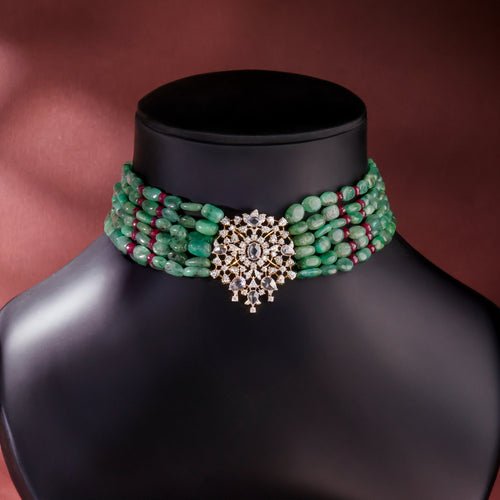 Diamond Bead Choker
