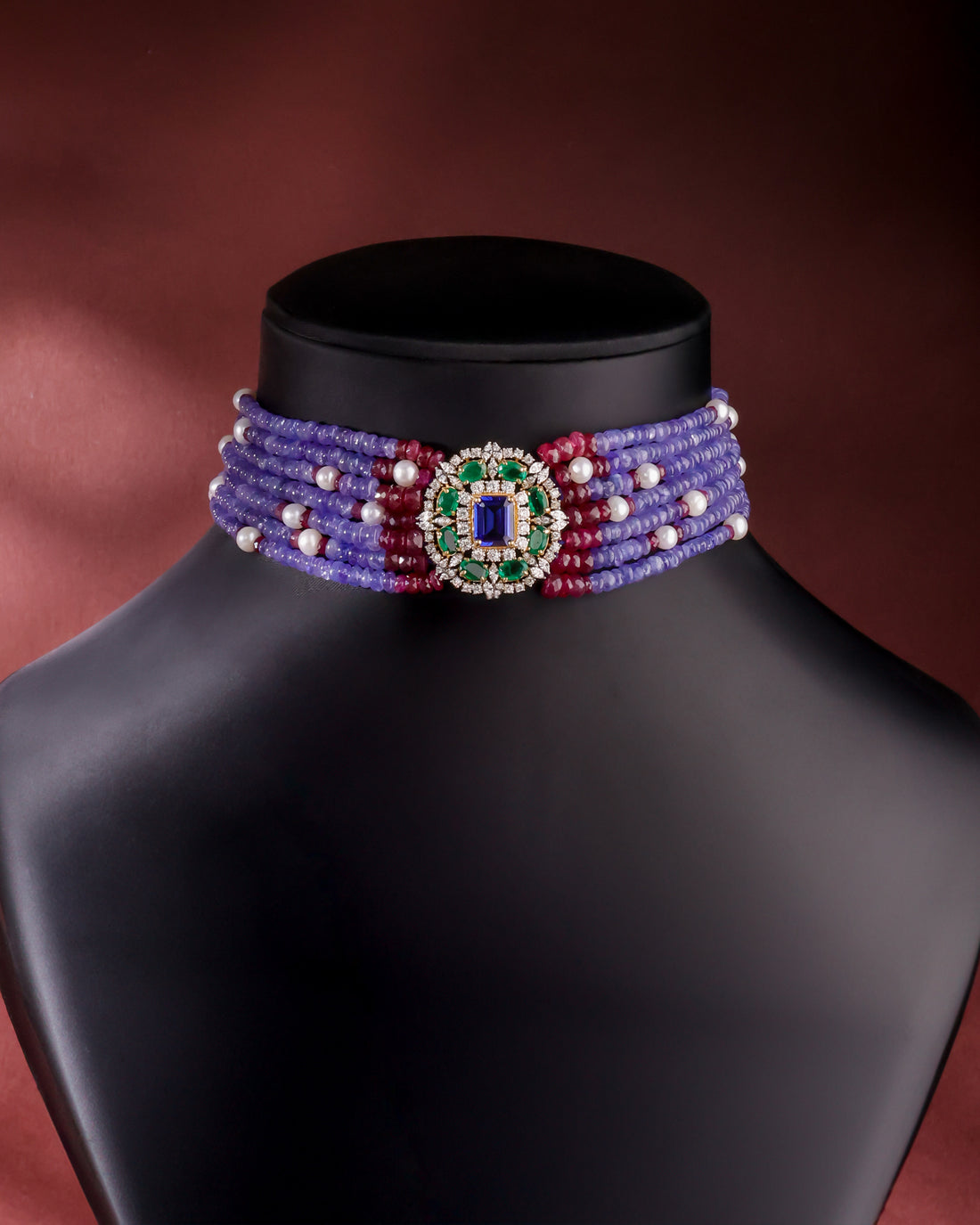 Charlie Diamond Bead Choker