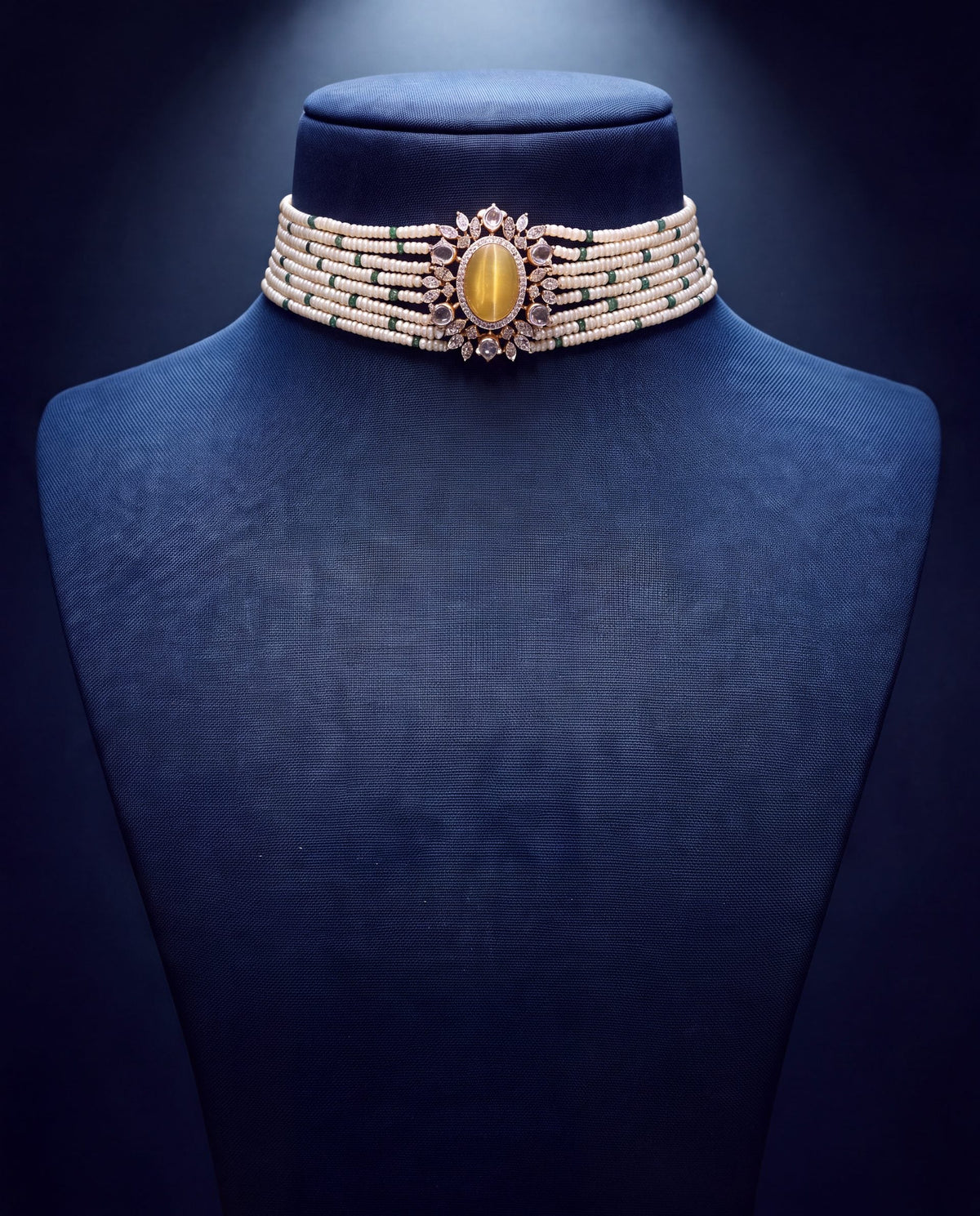 Diamond Bead Choker