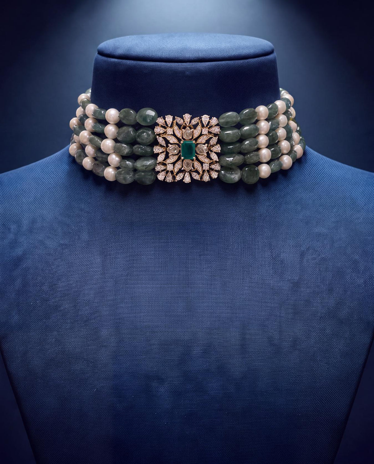 Diamond Bead Choker