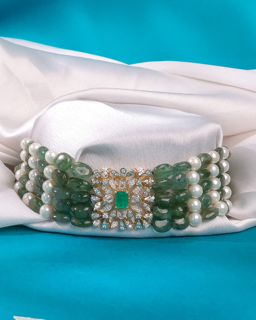 Diamond Bead Choker