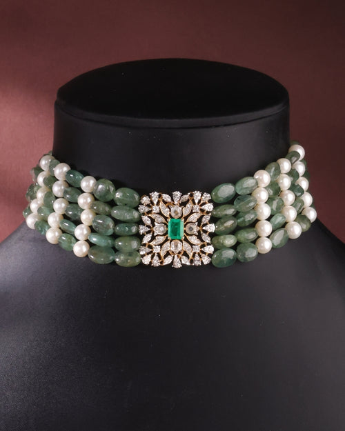 Diamond Bead Choker