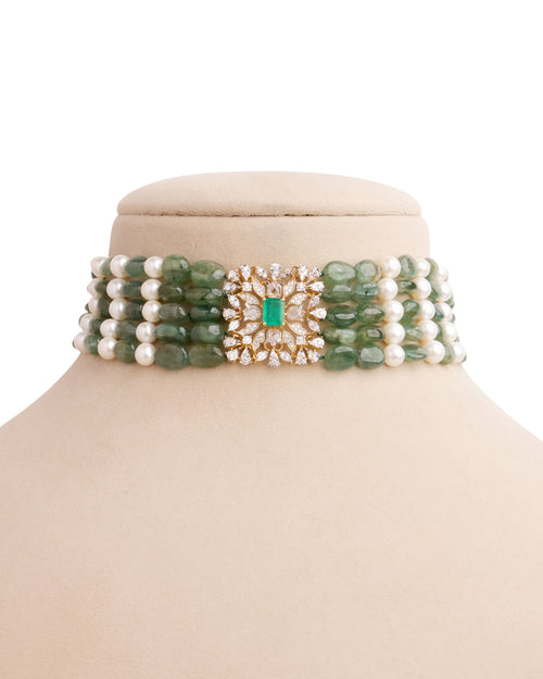 Diamond Bead Choker