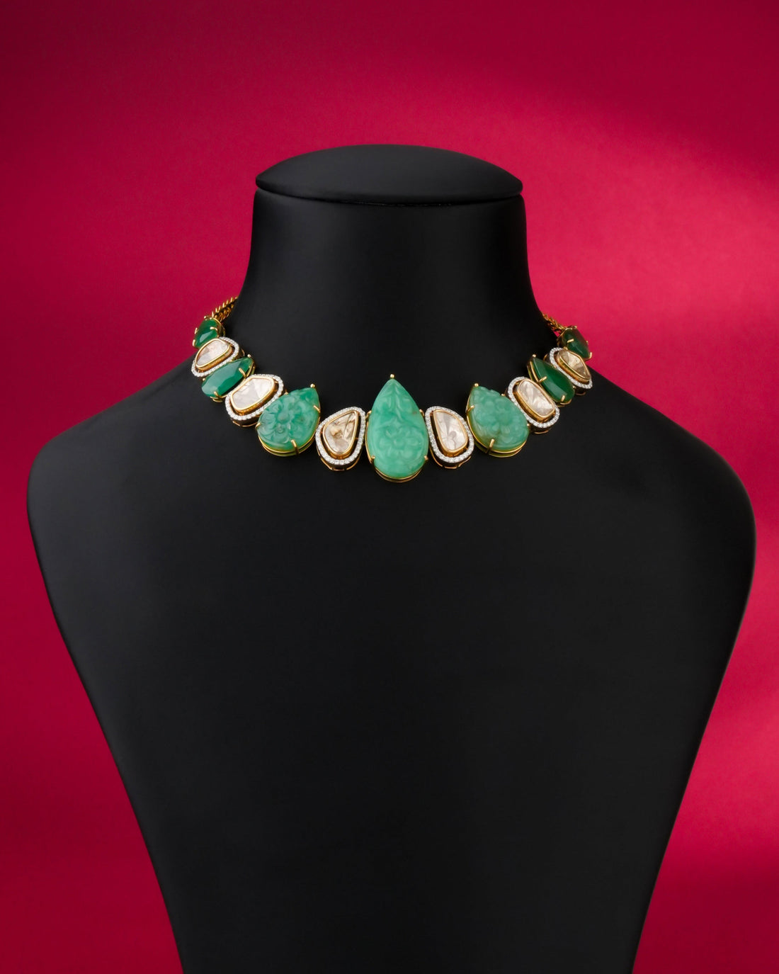 Kusha Kapila - Amiel Polki And Diamond Choker