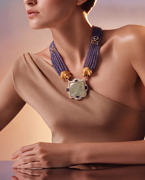 Eva Diamond Long Necklace