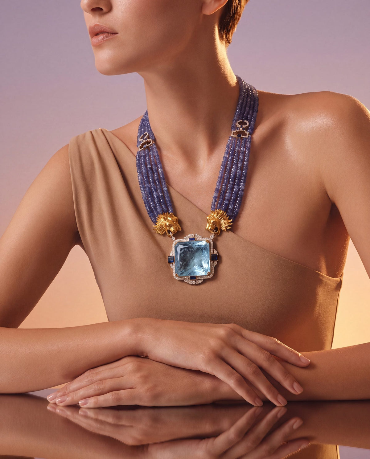 Eva Diamond Long Necklace