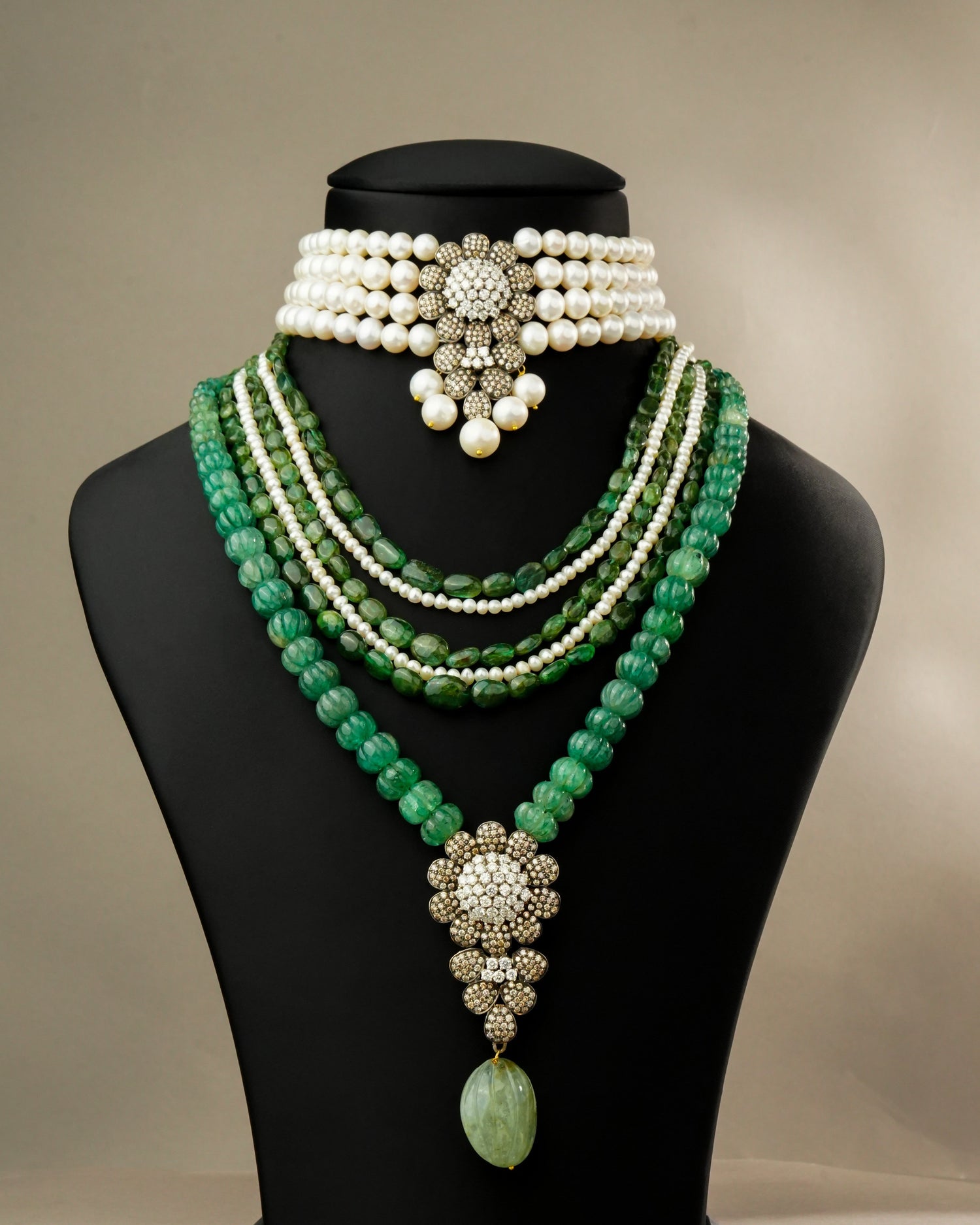 Sini Shetty - Shyla Diamond Bead Choker