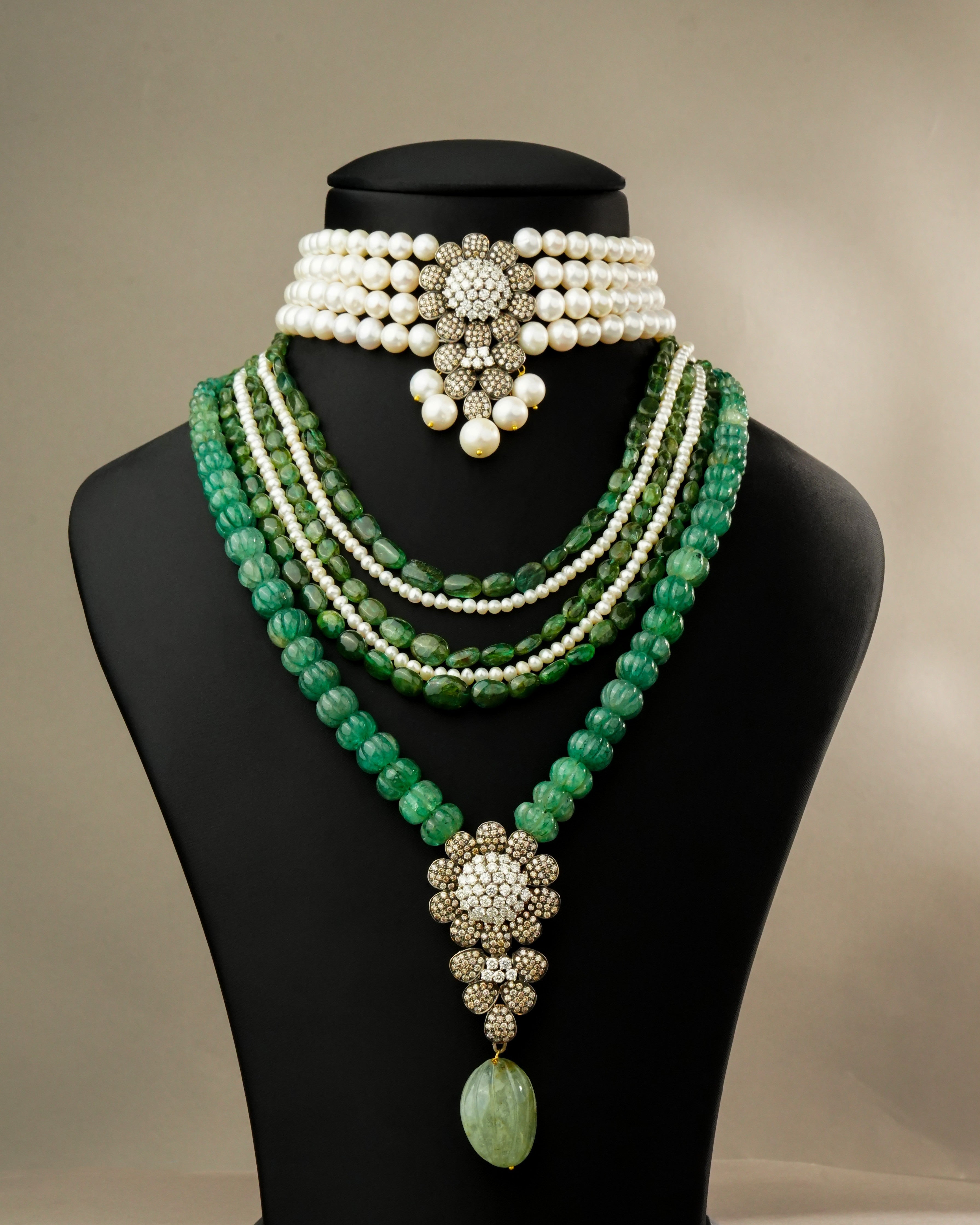 Sini Shetty - Shyla Diamond Bead Choker