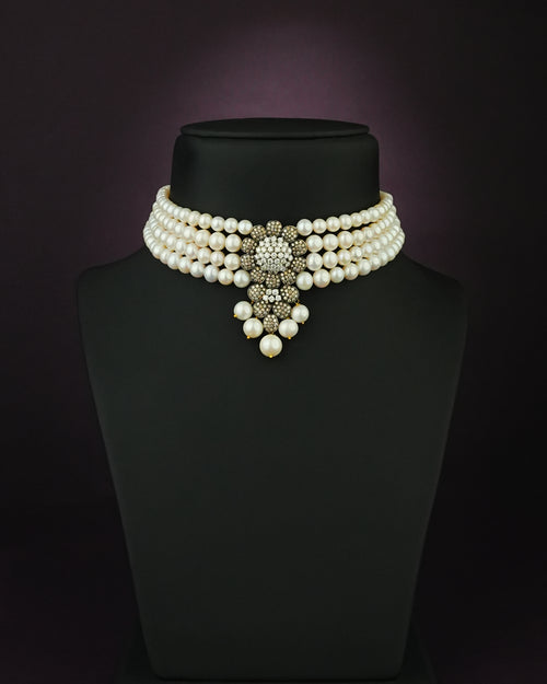 Sini Shetty - Shyla Diamond Bead Choker