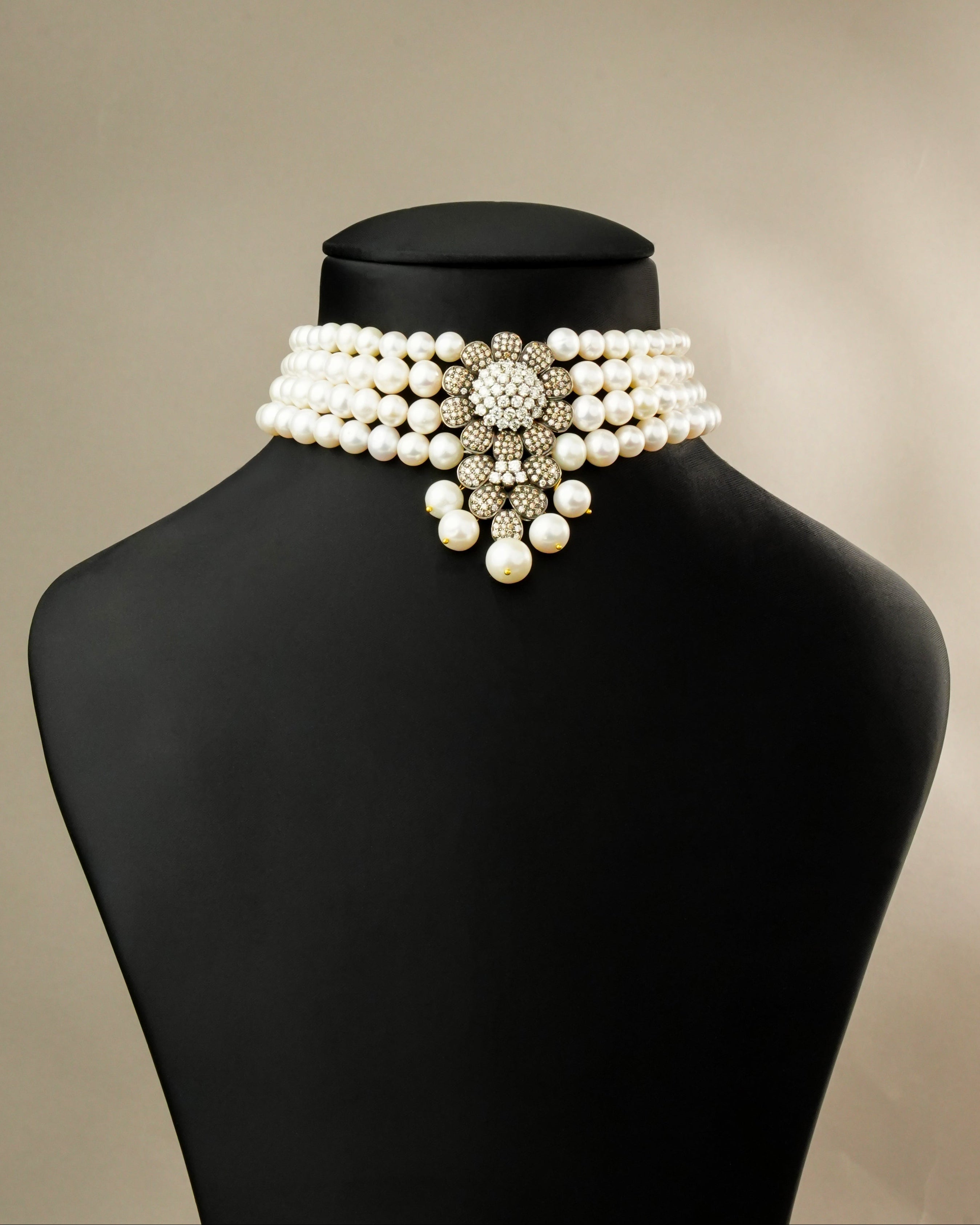 Sini Shetty - Shyla Diamond Bead Choker