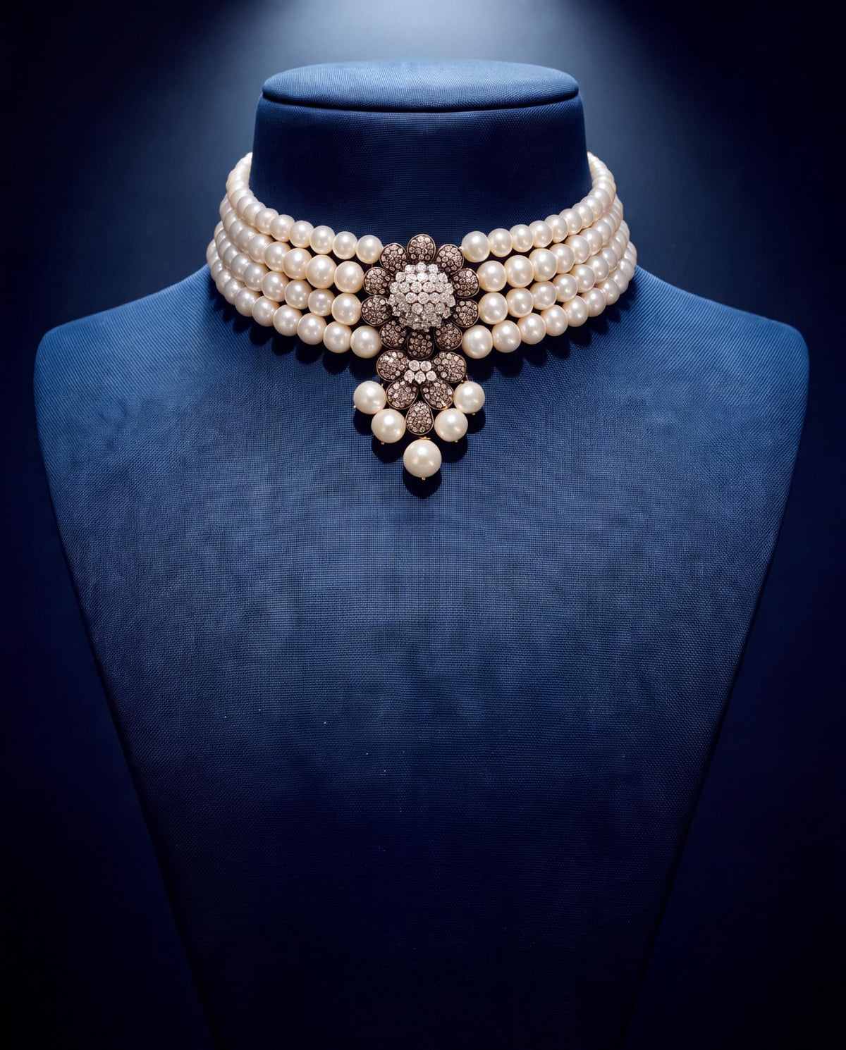 Shyla Diamond Bead Choker