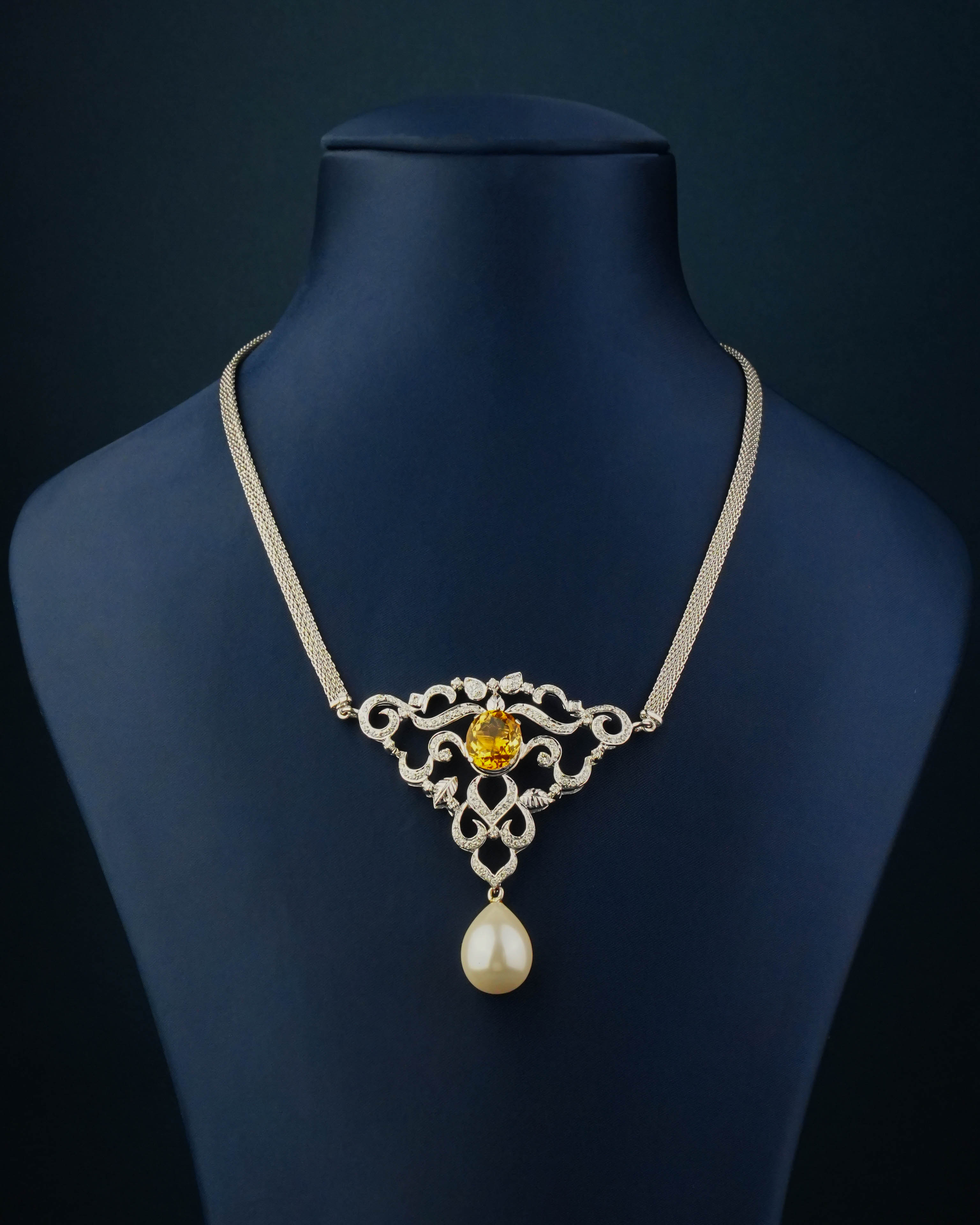 Diamond Bead Pendant