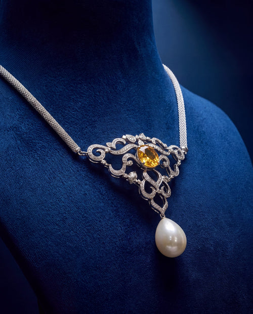 Diamond Bead Pendant