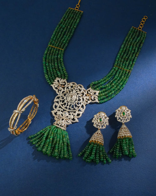 Diamond Jhumkas