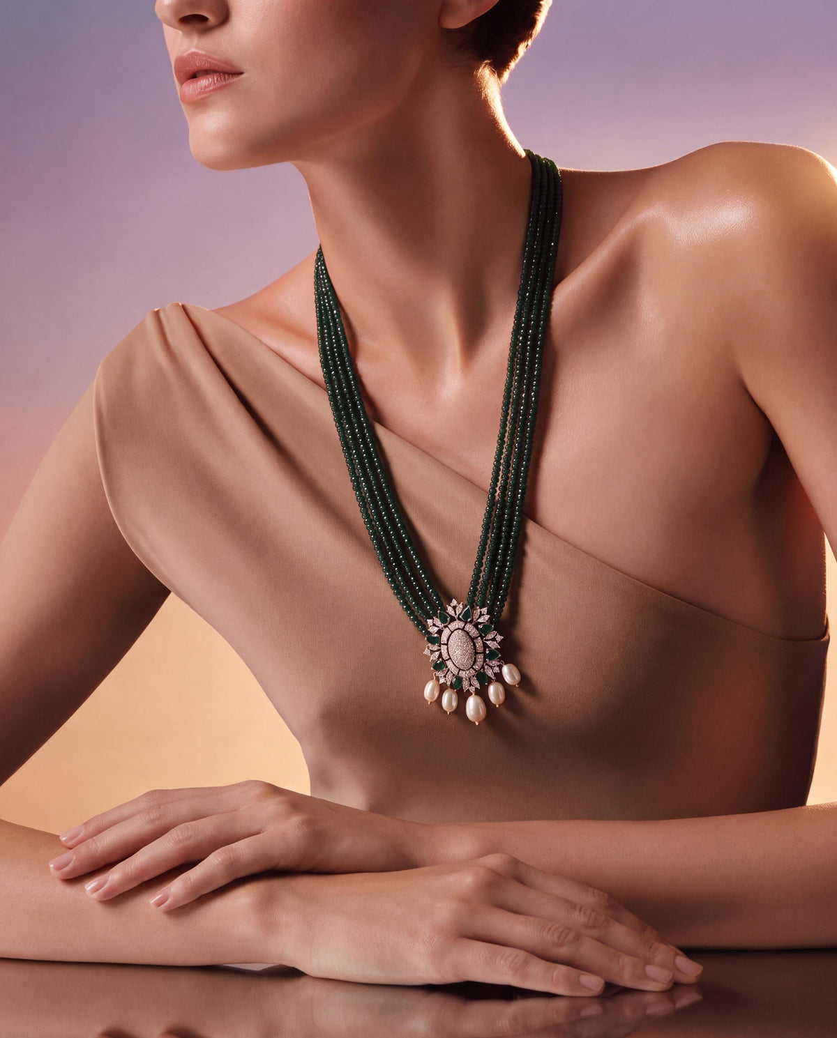 Diamond Bead Pendant