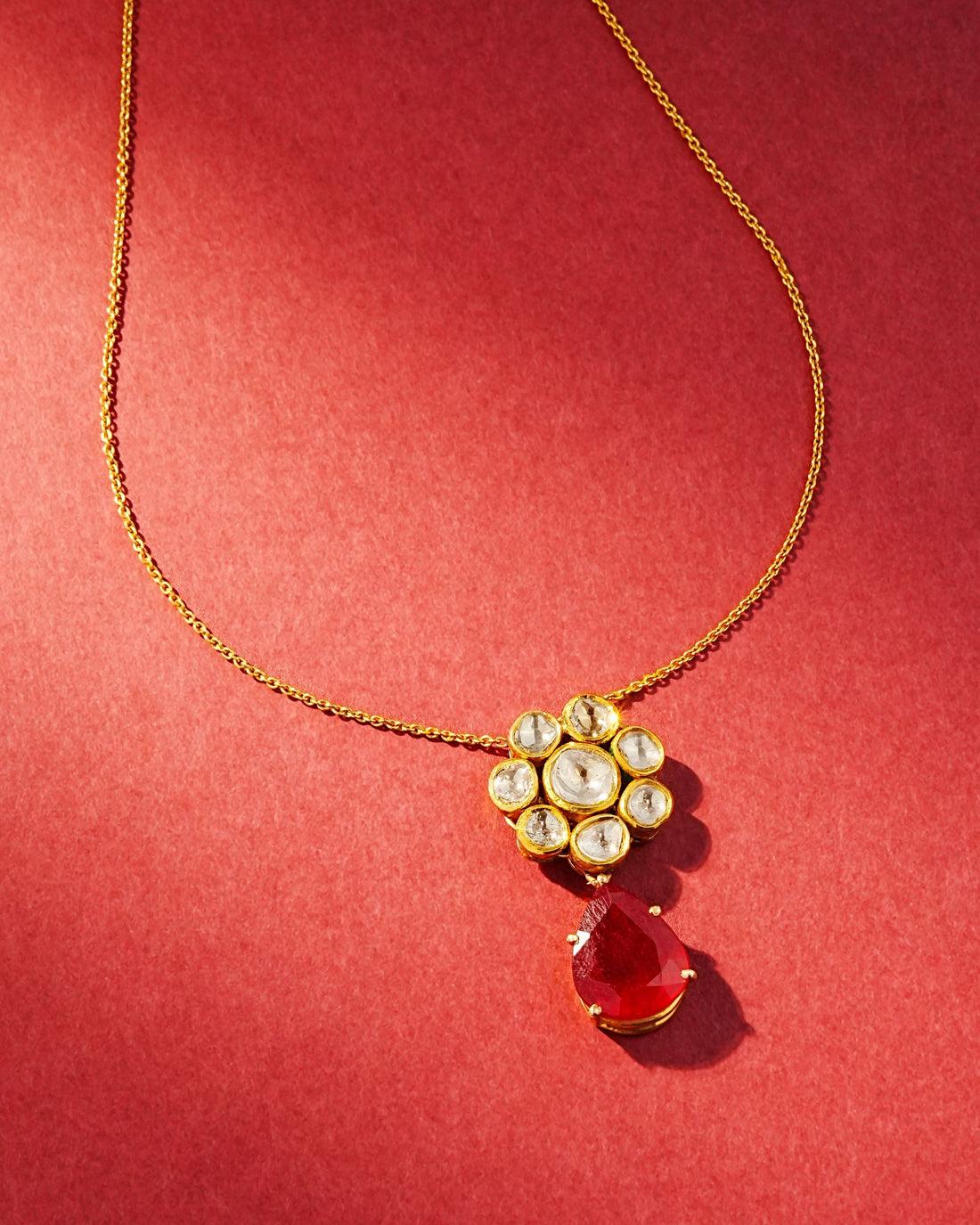 Preeti Jadau Polki Pendant