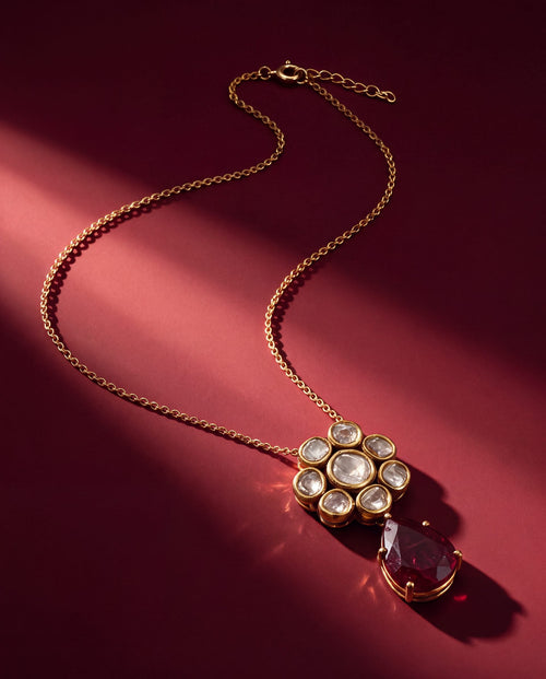 Preeti Jadau Polki Pendant