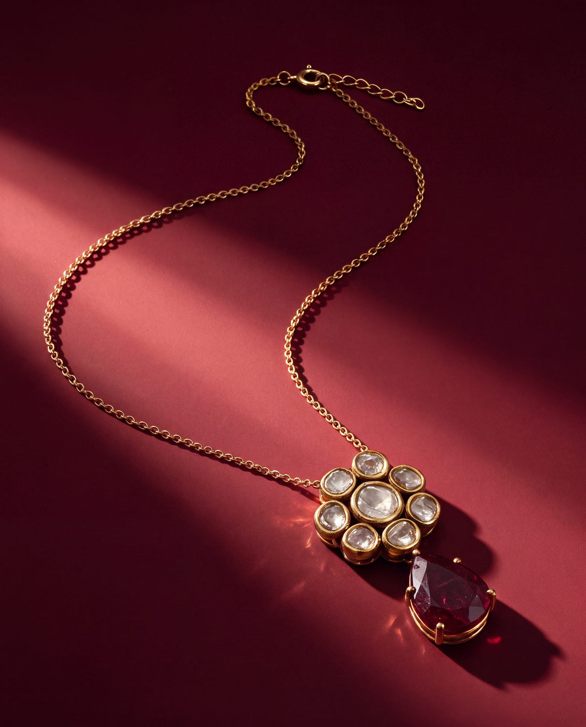 Preeti Jadau Polki Pendant