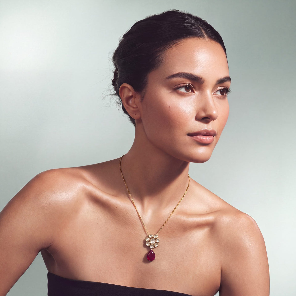 Preeti Jadau Polki Pendant