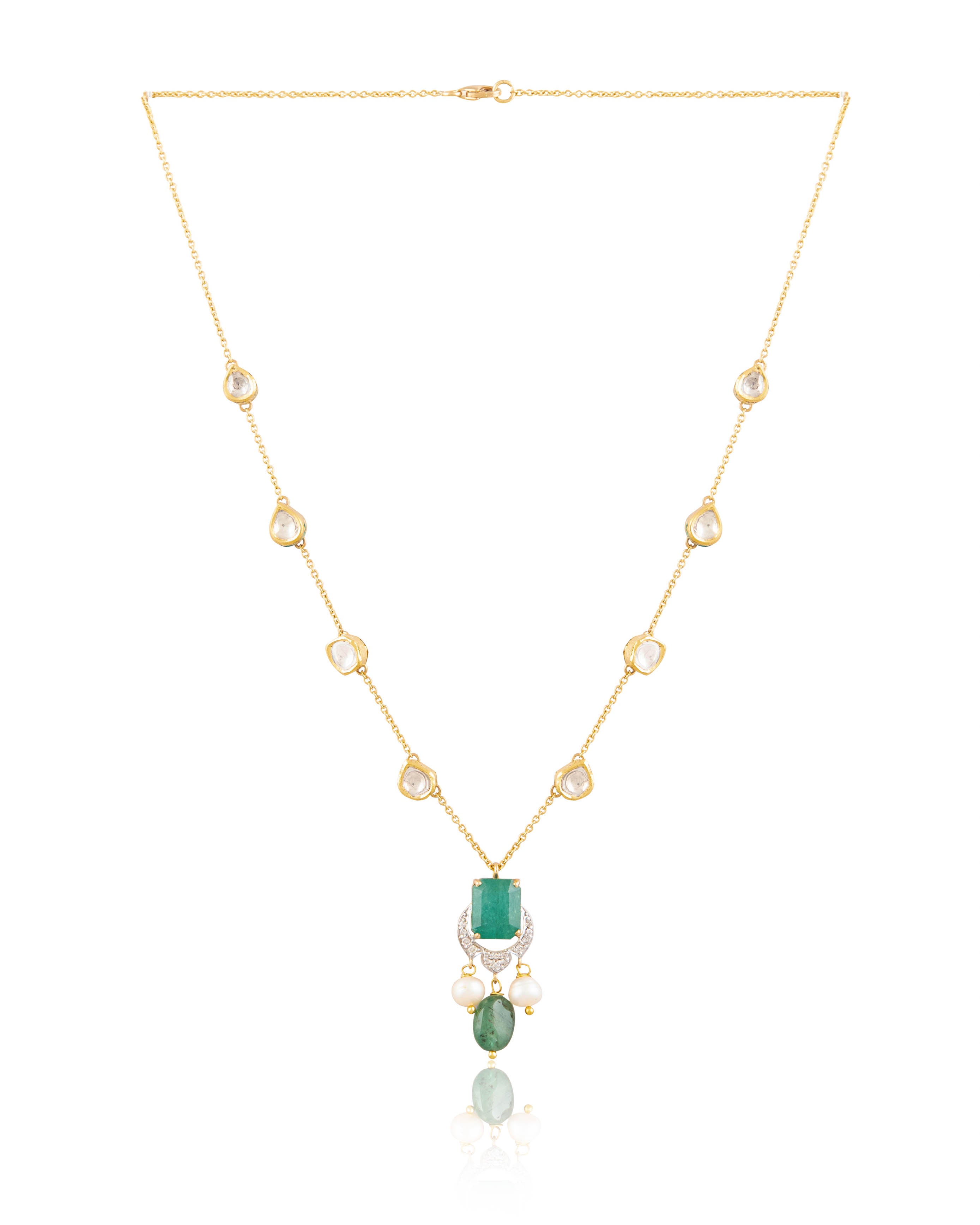 Sumita Polki And Diamond Minimal Pendant