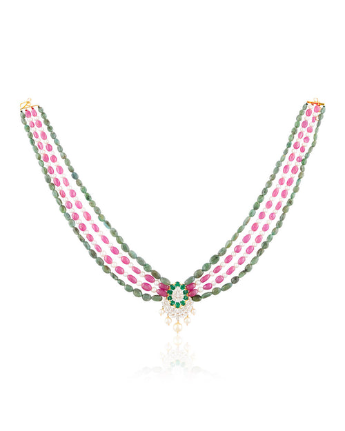 Marina Diamond Bead Choker