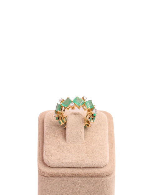Diamond Emerald Ring - NO ORDERS