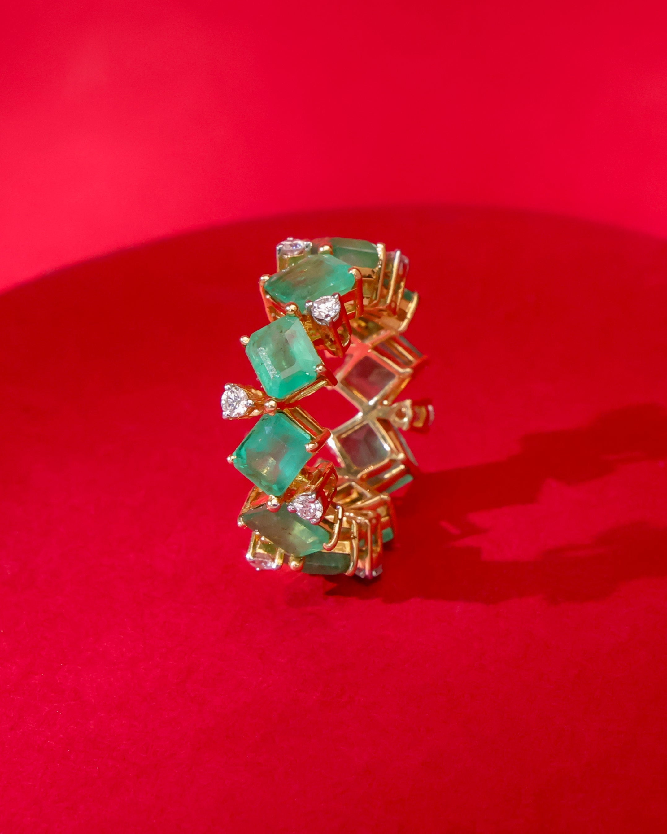 Diamond Emerald Ring