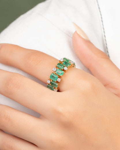 Diamond Emerald Ring