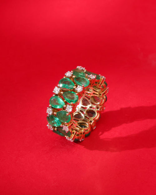 Diamond Emerald Ring