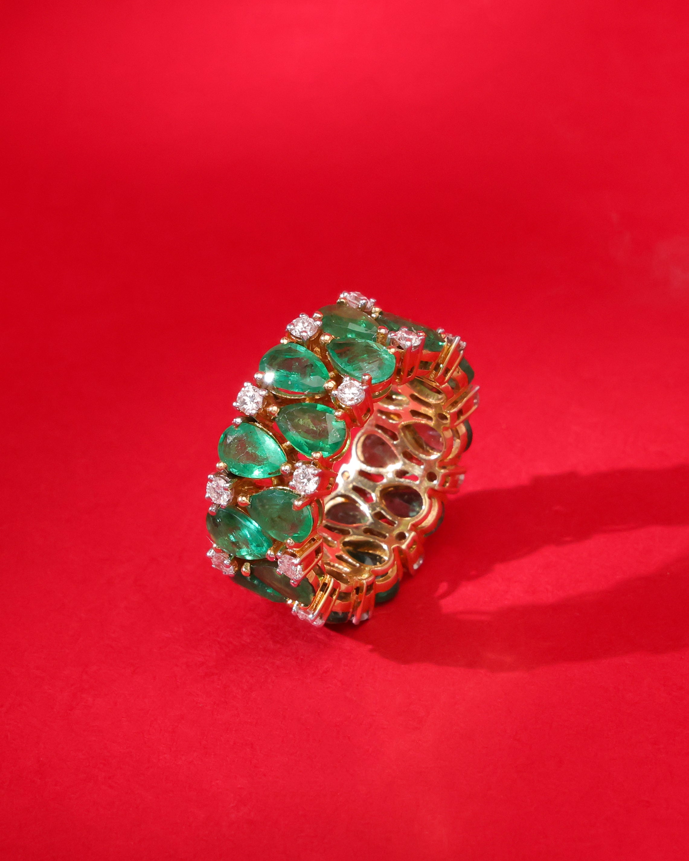 Diamond Emerald Ring