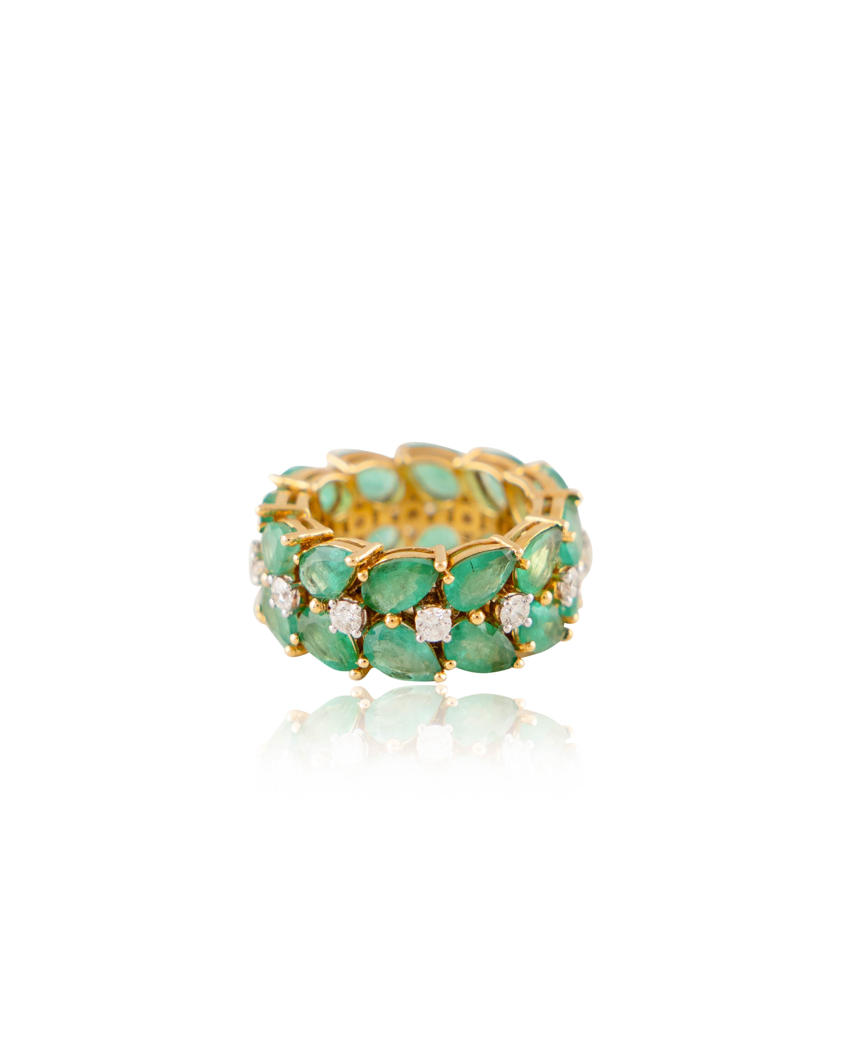 Diamond Emerald Ring