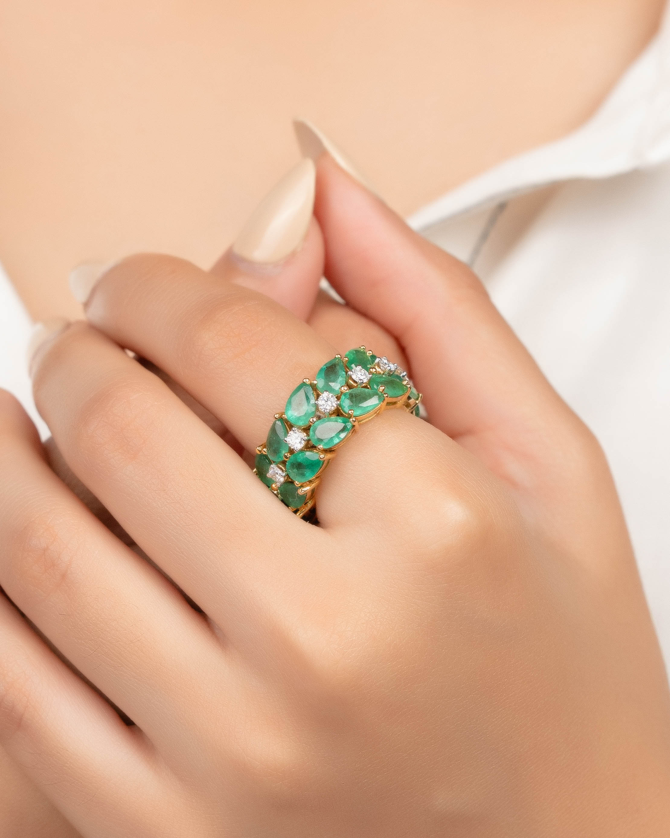 Diamond Emerald Ring