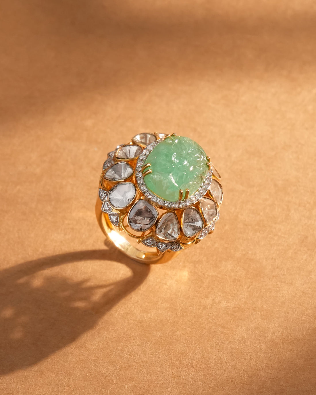 Ritika Polki And Diamond Ring - NO ORDERS