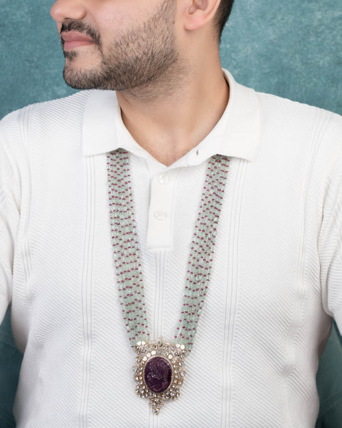 Lakshya Polki And Diamond Necklace
