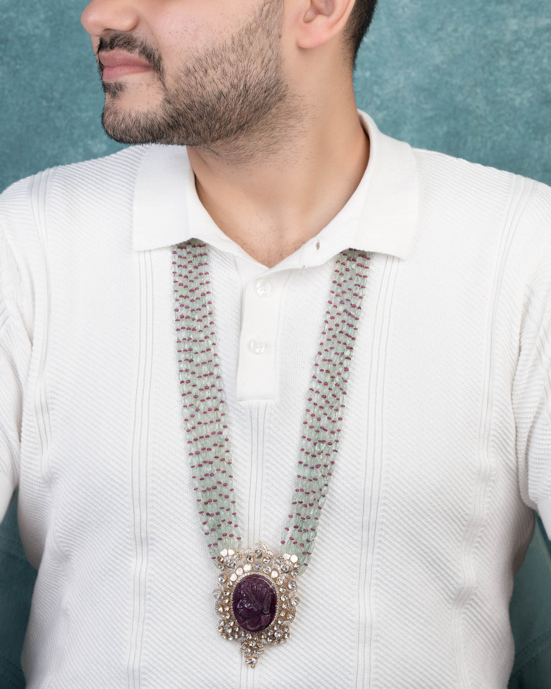 Lakshya Polki And Diamond Necklace