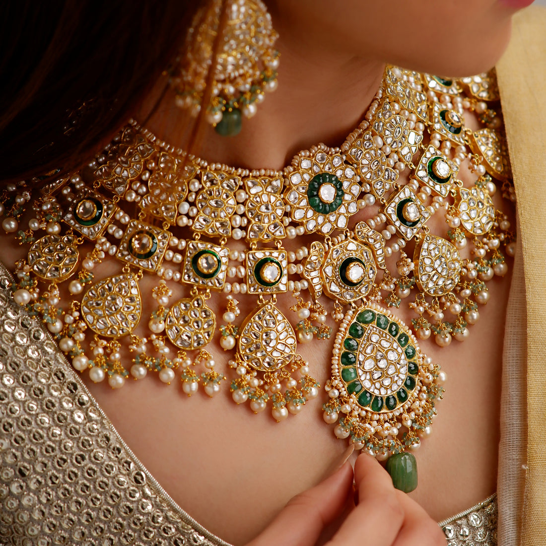 Explore Exquisite 22KT Gold Polki Jadau Jewellery – Tyaani Jewellery LLP