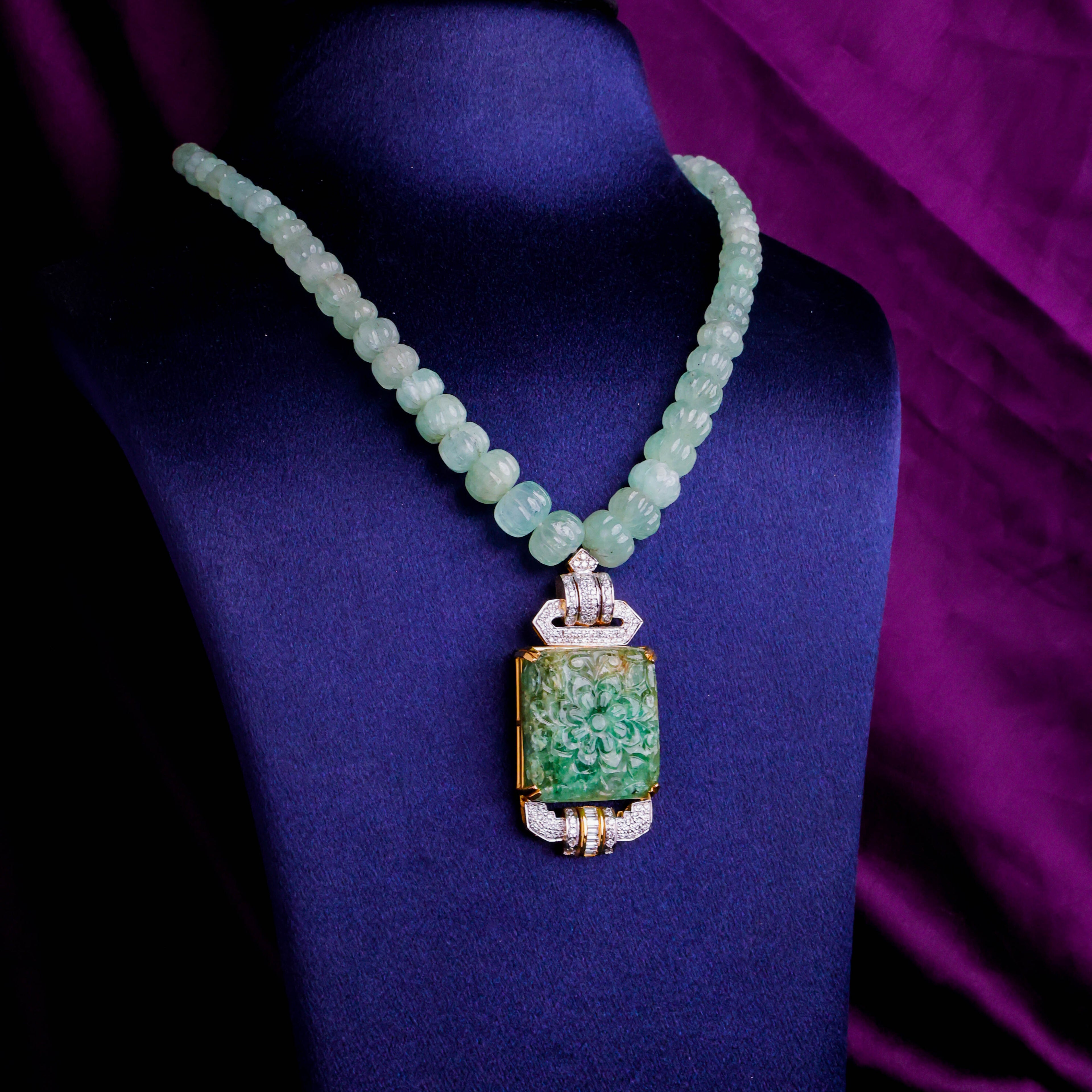 Diamond Bead Pendant