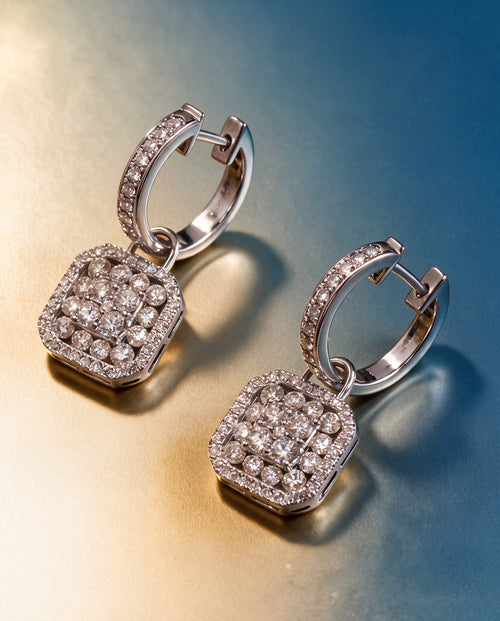 Diamond Long Earrings
